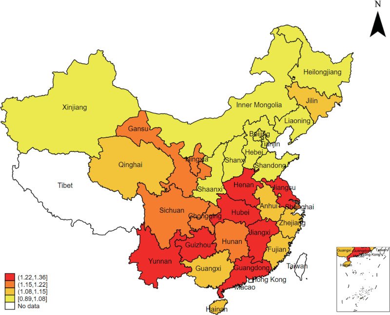 Correction: A study of market segmentation, government competition, and public service efficiency in China: Based on a semi-parametric spatial lag model.