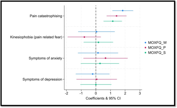 Psychological factors associated with pain and function in adults with hallux valgus.