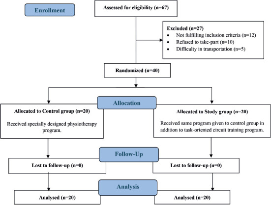 Efficacy of Task-Oriented Circuit Training on Gait Kinematics, Pelvic Symmetry and Trunk Endurance in Children with Hemiplegia: A Randomized Controlled Trial.