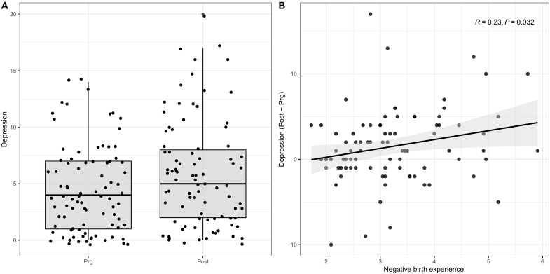 Linking birth experience and perinatal depression symptoms to neuroanatomical changes in hippocampus and amygdala.