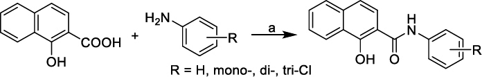Insight into antistaphylococcal effect of chlorinated 1-hydroxynaphthalene-2-carboxanilides.
