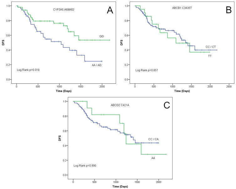 <i>CYP3A5</i> Polymorphism in Circulating Tumor Cells Confers an Increased Disease-Free Survival in DLBCL Patients Treated with R-CHOP.