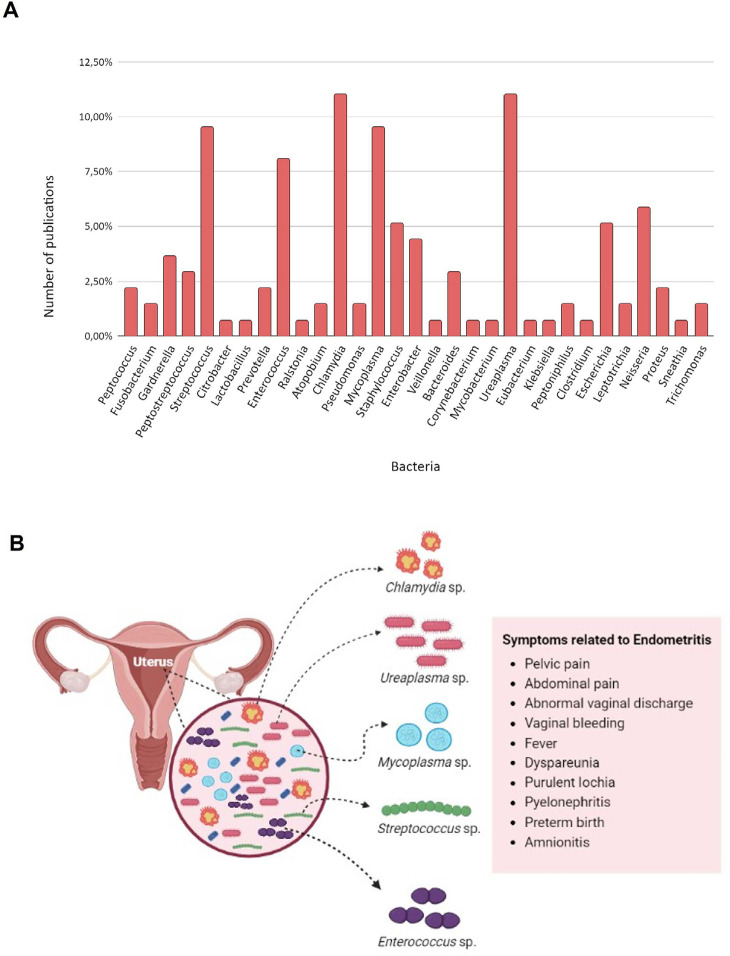 Defining a panel of principal bacteria associated with endometritis.
