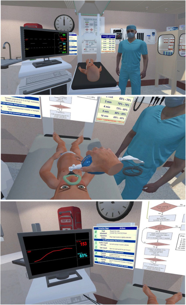 A comparative study of the use of extended reality simulation in neonatal resuscitation training.