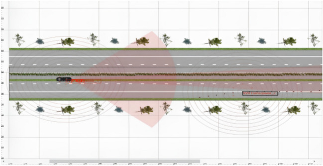 Simulation study of freeway work zone scenes for autonomous driving using Simulink and PreScan.