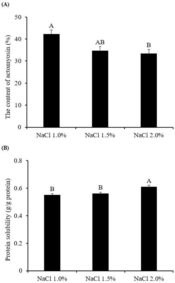 Exploring the <i>in vitro</i> protein digestive behaviors of pork sausage models based on NaCl level-dependent gel properties.