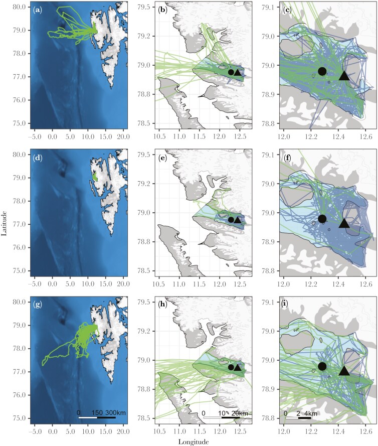 Interannual variation in foraging decisions in chick-rearing black-legged kittiwakes.