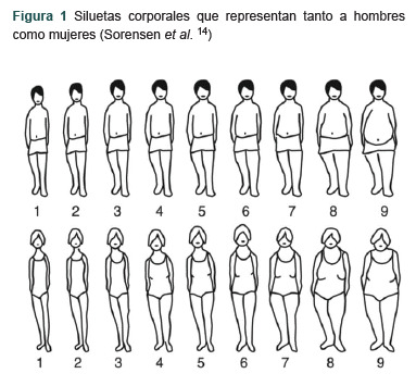 [Self-report of body silhouettes to discriminate high abdominal adiposity in adolescents].