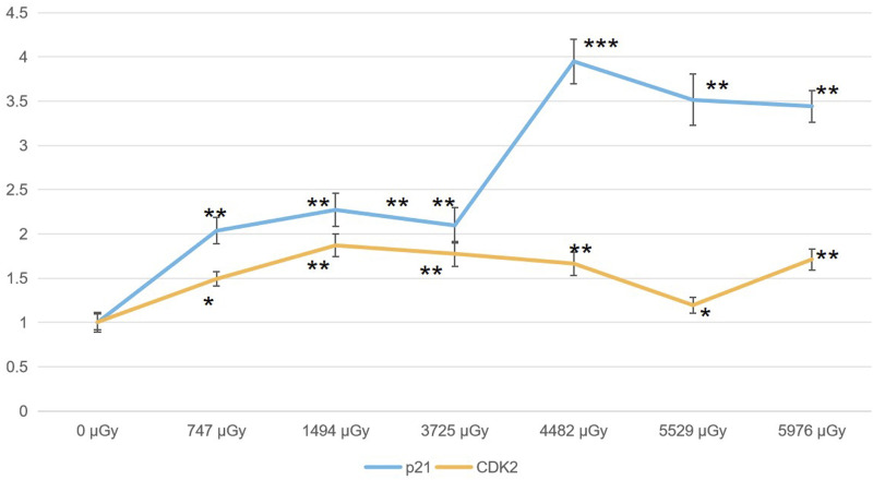 Effects of Low Dose Neutron-Gamma Field on Cell Cycle and Damage of Human Lymphocytes.