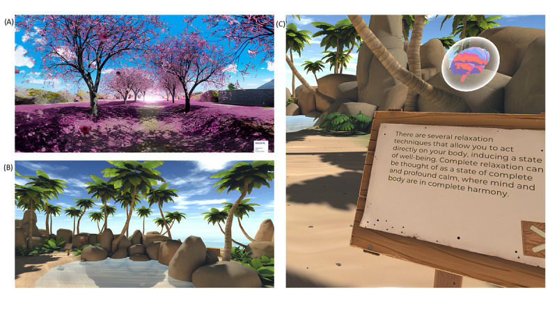 Effects and Acceptability of a 1-Week Home-Based Virtual Reality Training for Supporting the Management of Stress and Anxiety: Randomized Pilot Trial.