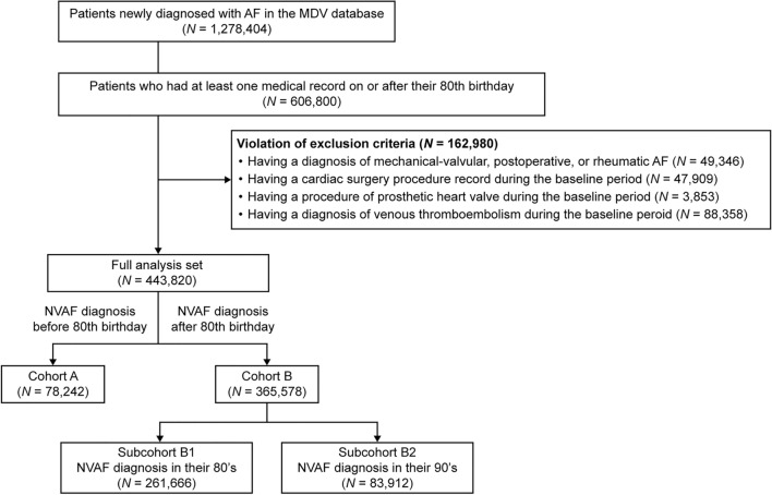 Patient Characteristics and Real-World Treatment of Very Elderly Patients with Nonvalvular Atrial Fibrillation in Japan: An Administrative Claims Database Study.