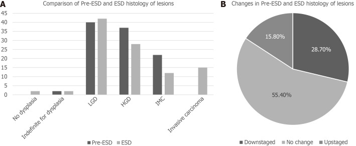Long-term outcomes of endoscopic submucosal dissection for gastric dysplasia and early neoplasia in a United Kingdom Caucasian population.