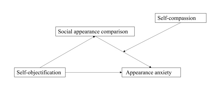 The Relationship between Self-objectification and Adolescent Appearance Anxiety: A Mediated Model with Moderation.