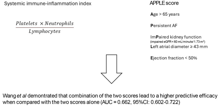 Evaluating inflammatory status to predict atrial fibrillation recurrence following ablation: The role of systemic immune-inflammation index.