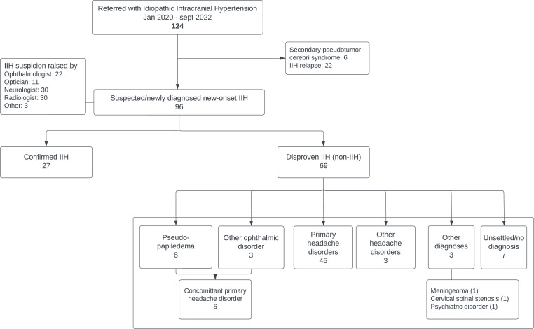 Diagnostic process, misdiagnosis and bias in suspected idiopathic intracranial hypertension: a retrospective observational cohort study.