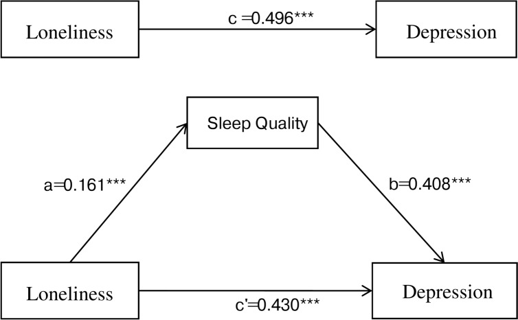 The mediating effects of sleep quality in the relationship between loneliness and depression among middle-aged and older adults.