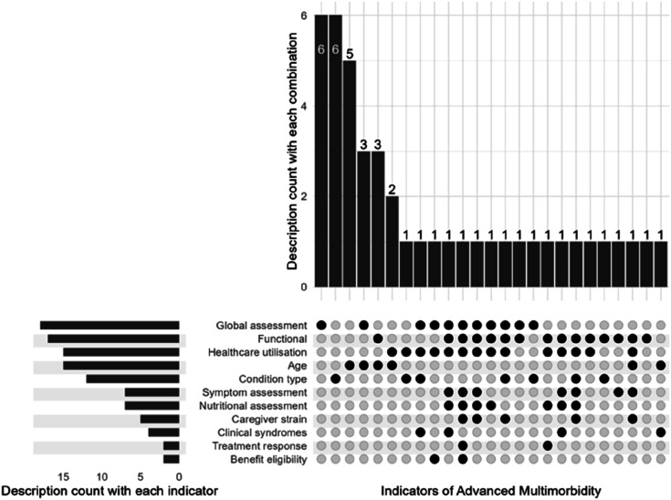 Descriptions of advanced multimorbidity: A scoping review with content analysis.