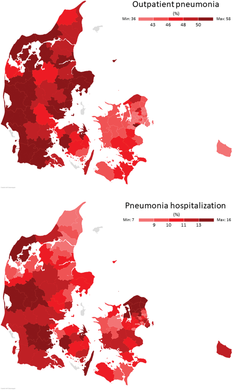 Urban-rural differences in pneumonia risk in patients with chronic obstructive pulmonary disease: a nationwide register-based study.
