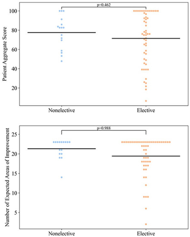 Preoperative Expectations for Elective vs Nonelective Foot and Ankle Patients.