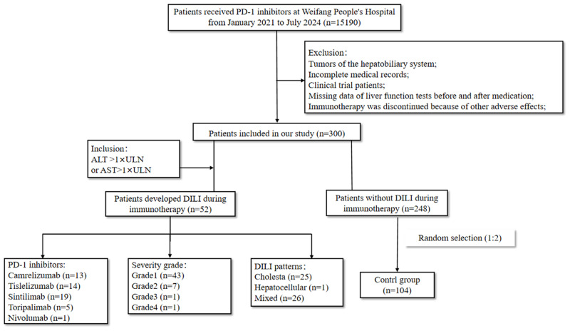 Clinical Manifestations and Risk Factors of Liver Injury Induced by PD-1 Inhibitors in Patients with Malignancies: A Case-Control Study.