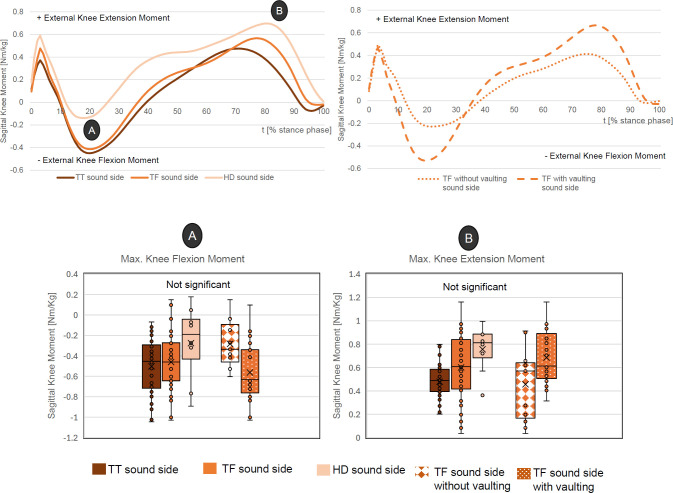 Impact of amputation level and vaulting on loading parameters during level ground walking.