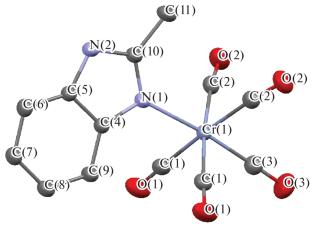 Synthesis of Carbonylchromium Complexes of Benzimidazole and Quinoxaline Derivatives