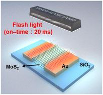 Selective and local flash-annealing for improvement in the contact characteristics of MoS2 transistors†