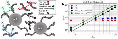 A simulation method for highly entangled polymer nanocomposites: scaling exponents of slip-spring age among free and grafted chains, grafting density and nanoparticle/polymer interaction dependence on particle dispersion†