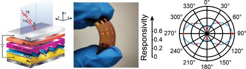 Polarization-Sensitive Photodetectors Enabled by Plasmonic Metasurface Integrated Organic Photodiodes