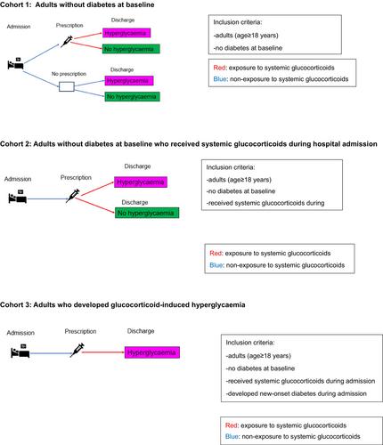 Glucocorticoid-induced hyperglycaemia in hospitalised adults: A matched cohort study (2013–2023)