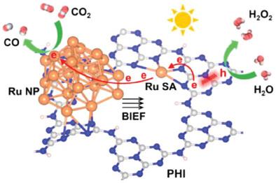 Synergistic Ru Species on Poly(heptazine imide) Enabling Efficient Photocatalytic CO2 Reduction with H2O beyond 800 nm
