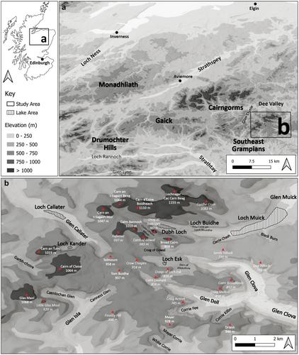 Reconstruction and palaeoclimatic implications of Loch Lomond Readvance glaciers in the Southeast Grampians, Scotland