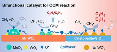 Separation of MnWOx and NaWSiOx Phases Boosts Oxidative Coupling of Methane