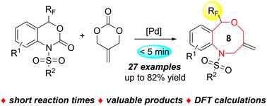Synthesis of 8-membered trifluoromethyl benzoxazocines via a Pd-catalyzed ring-expansion reaction of trifluoromethyl benzoxazinones with 2-methylidenetrimethylene carbonate and mechanistic investigations†