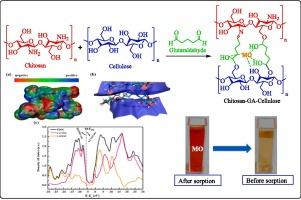 Efficient removal of methyl orange from water using biofunctional chitosan–cellulose composite: Experimental and DFT insights