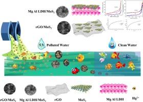 Comparative study on the efficiency of mercury removal from aqueous medium using MoS2-based nanocomposites