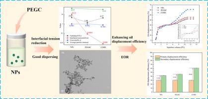 Novel polyethylene glycol-based cationic Gemini surfactants for enhancing oil displacement efficiency of silica nanoparticles fluids