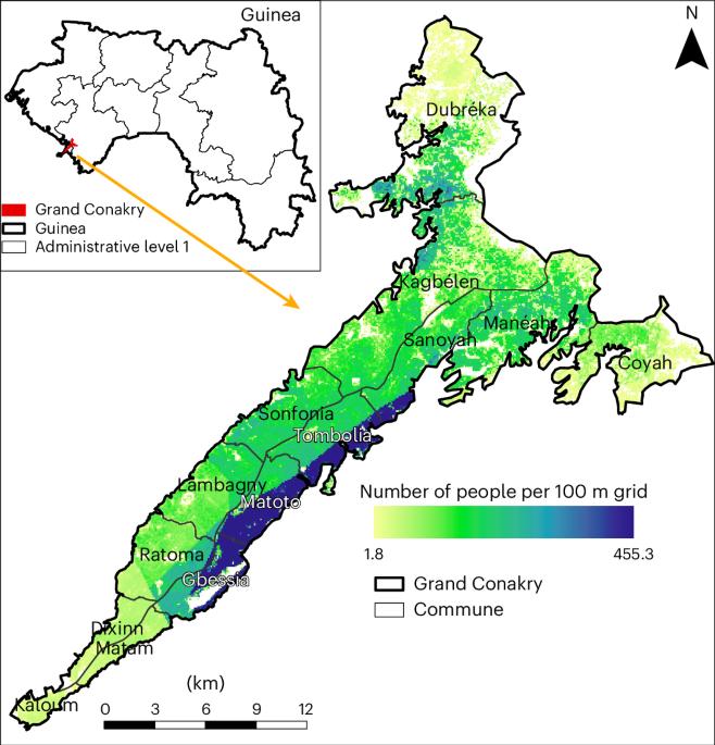 Inequities in spatial access to childbirth care in the Grand Conakry conurbation, Guinea
