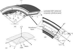 Vibration analysis of a smart multi-layer composite cylindrical panel reinforced with graphene nanoplatelets based on higher-order shear and normal deformation theory