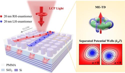 High-Speed Sorting of Sub-20 nm Chiral Particles via Toroidal-Enhanced Separated Potential Wells