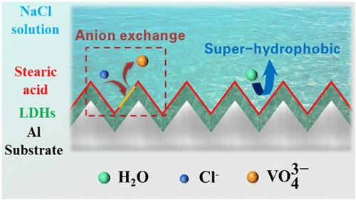 Superhydrophobic NiAl-LDHs Composite Coating for Long-Term Corrosion Resistance of Al Substrates