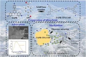 Exploration of interaction mechanism and removal performance of polystyrene nanoplastics with covalent organic framework: experimental and theoretical study
