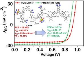 A fourteen peripherally fluorinated dimeric acceptor enables organic solar cells achieve 19.7 % efficiency