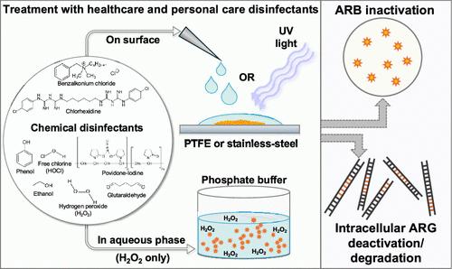 Degradation and Deactivation of Intracellular Bacterial Antibiotic Resistance Genes by Commonly Used Healthcare and Personal Care Disinfectants