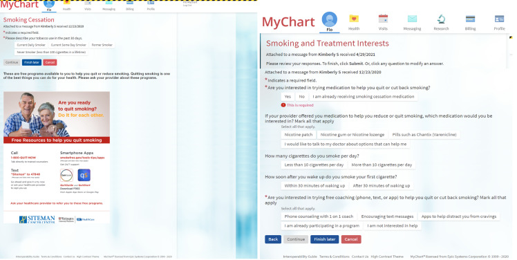 Patient-generated health data: Impact on promoting patient-centered point of care tobacco treatment in patients with cancer.