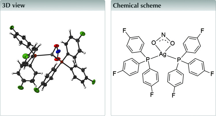 (Nitrito-κ2O:O′)bis­[tris­(4-fluoro­phen­yl)phosphine-κP]silver(I)