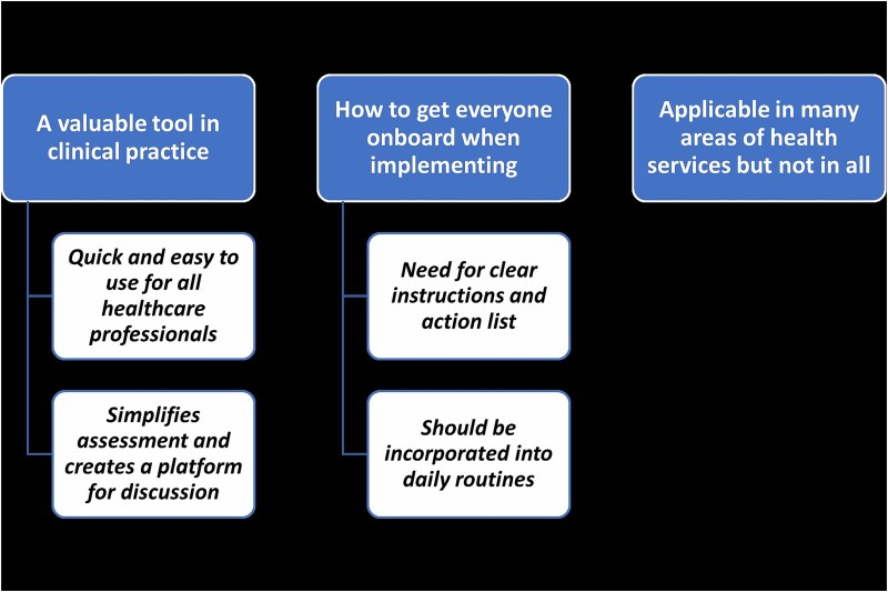 Health Care Professionals' Views of Barriers and Facilitators for Implementing a Fall Risk Screening Tool in Clinical and Public Health Settings.