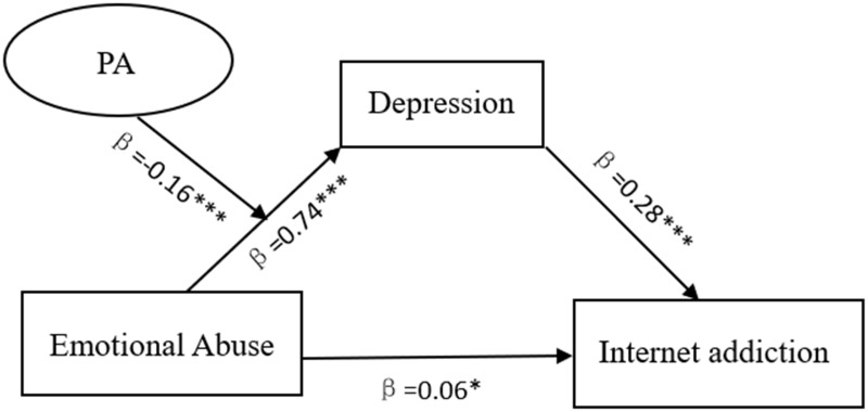 Childhood Maltreatment and Internet Addiction: A Moderated Mediation Model of Depression and Physical Activities.
