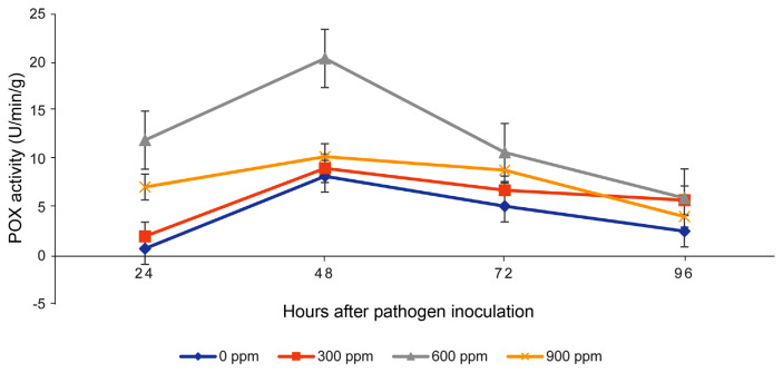 Bio-efficacy of Nanosilicon in Regulating Oxidative Activity to Control Rice Seedlings Rot Disease Caused by Burkholderia glumae.