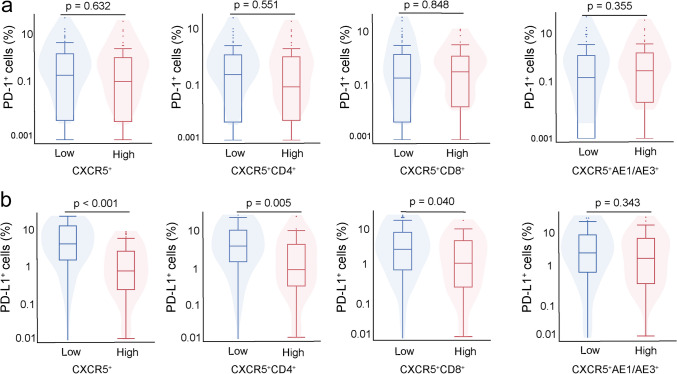 Prognostic impact and landscape of cellular CXCR5 chemokine receptor expression in clear-cell renal cell carcinoma.